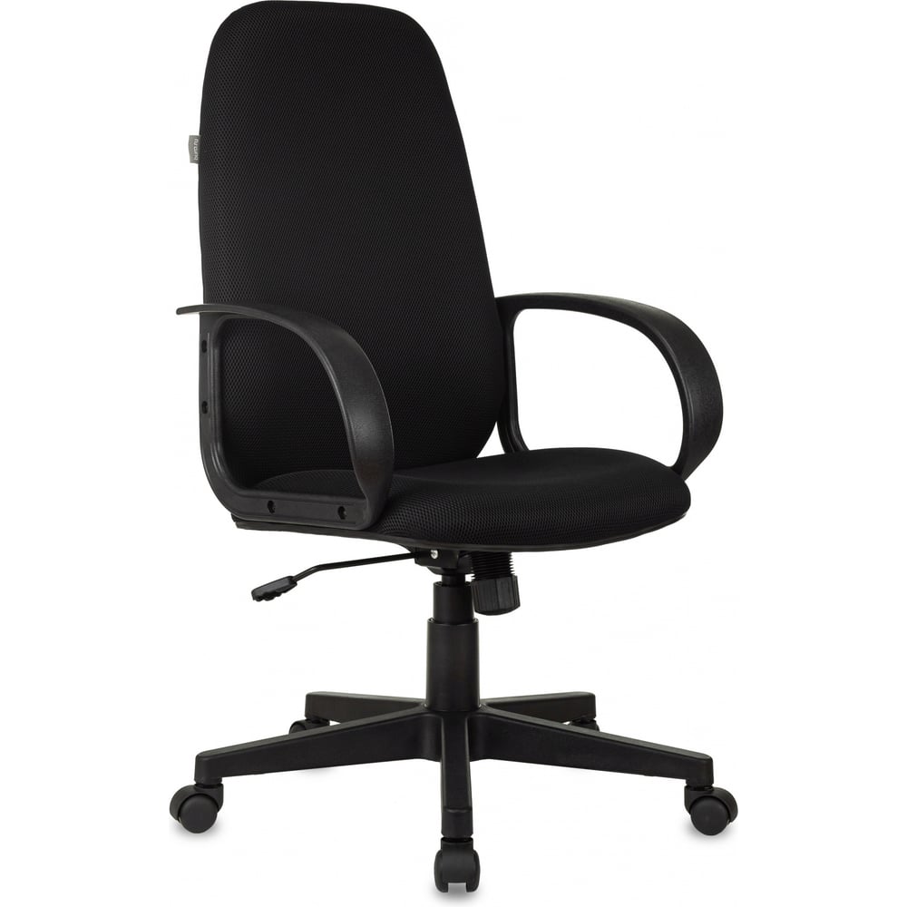 Изображение товара Кресло руководителя Бюрократ Ch-808AXSN черный TW-11 крестов. пластик 664041