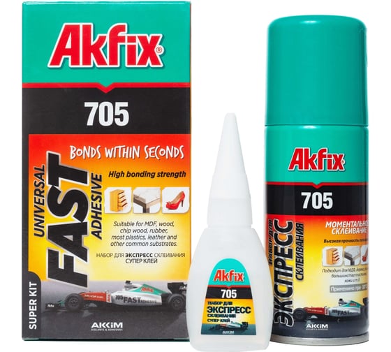 Изображение товара Набор для склеивания Akfix 705 В25 гр + 100мл AN705_25
