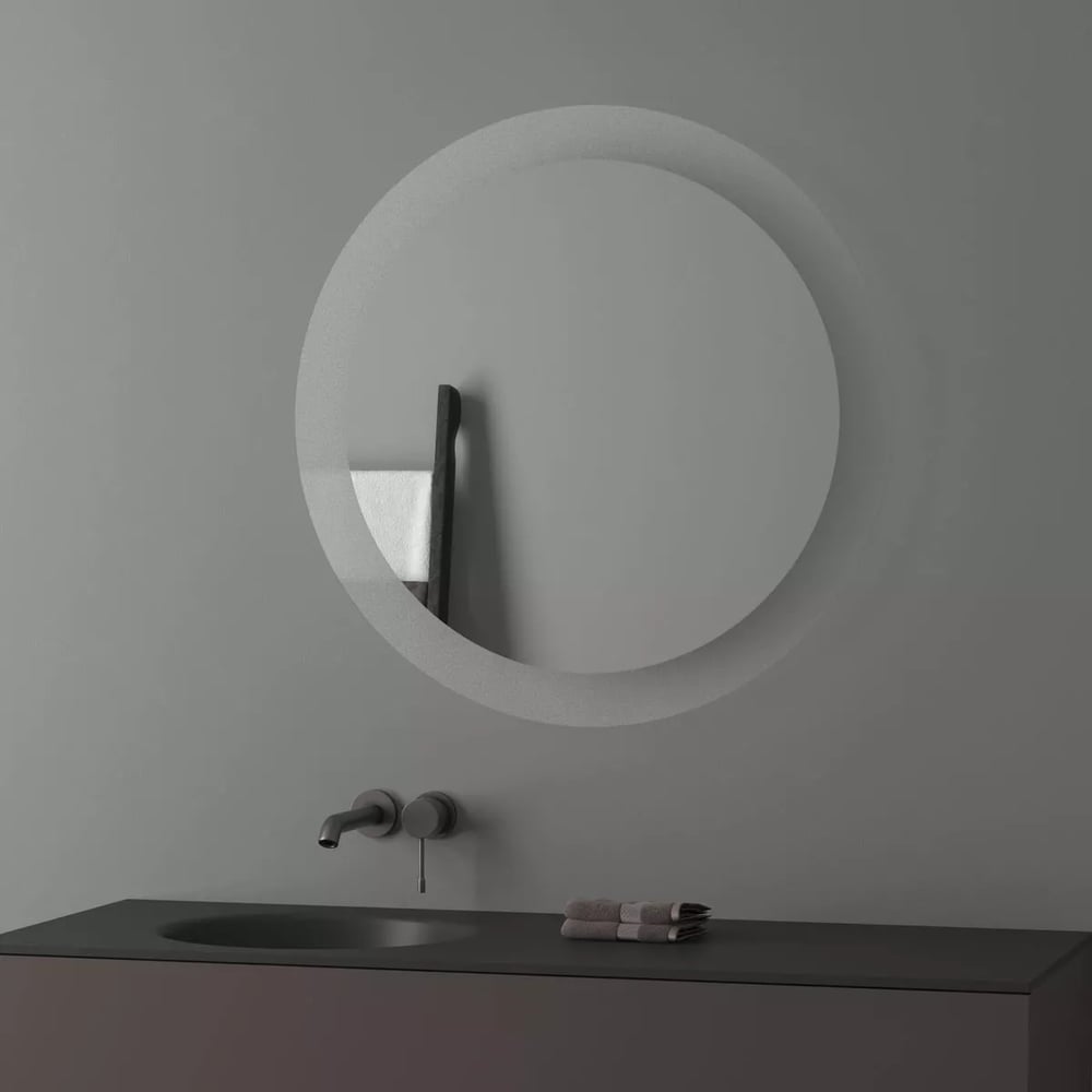 Изображение товара Зеркало EVOFORM с контурной LED подсветкой 16,5 W, 70 см, без выключателя, нейтральный белый свет BY 2524