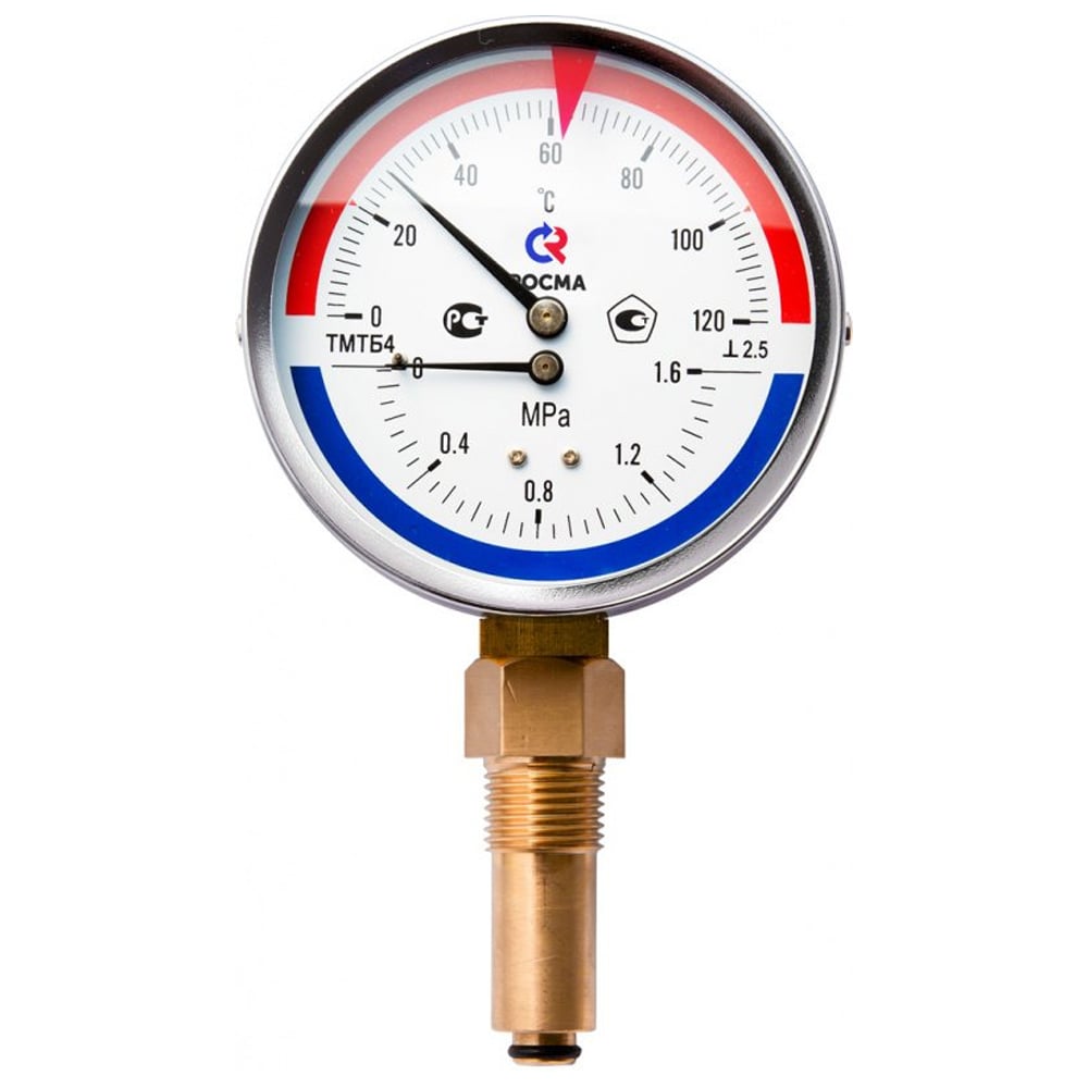Изображение товара Термоманометр радиальный Росма ТМТБ-31Р.1
