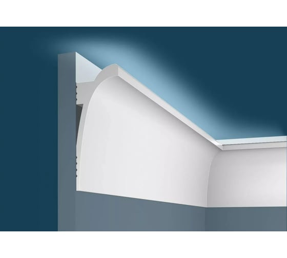 Изображение товара Карниз Cosca decor KX003 120x45 мм, 2000 мм, экополимер СПБ066626