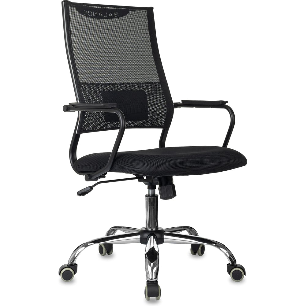 Изображение товара Кресло руководителя Бюрократ CH Balance SL черный Elastic-102 сетка/ткань крестов. металл хром 2129765
