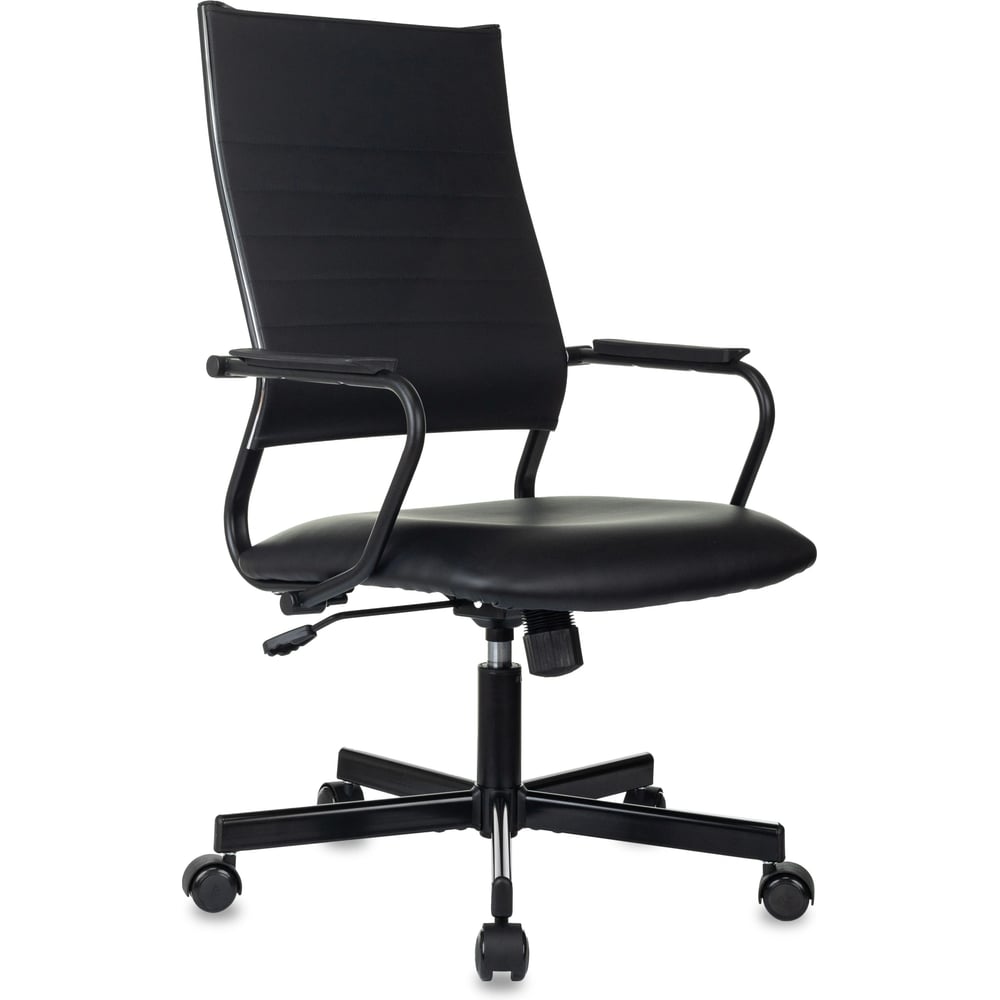 Изображение товара Кресло Бюрократ CH BALANCE Черный экокожа, металлические крестовины