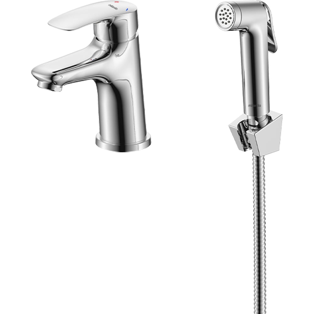 Изображение товара Смеситель Milardo Rora RORSB01M08 для умывальника с гигиеническим душем