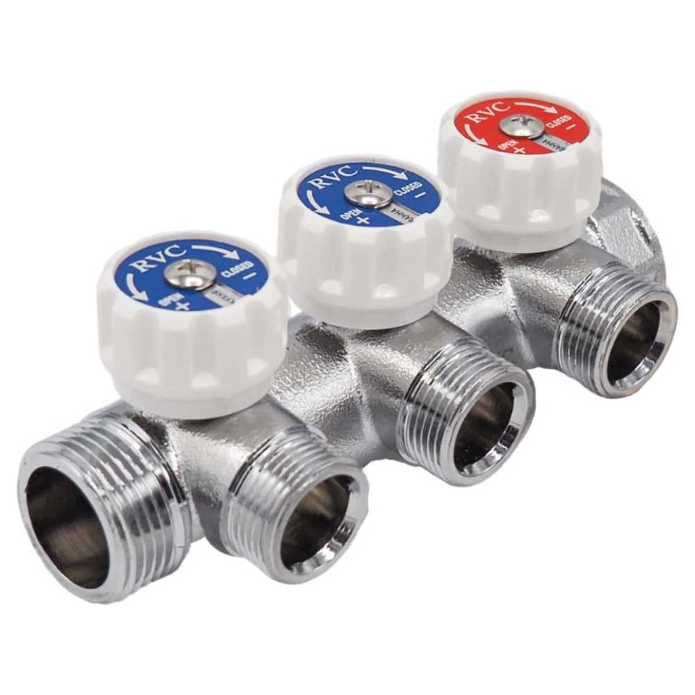 Изображение товара Коллектор Rvc 1 гш-3/4 ш регулируемый 3 выхода (под ЕК 16×3/4) 18972