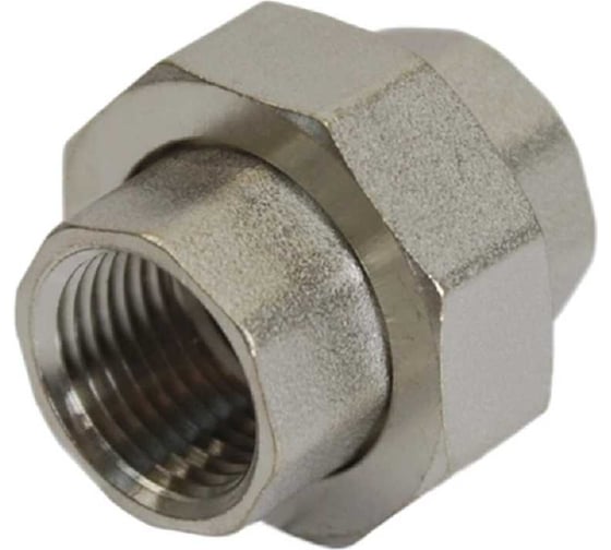 Изображение товара Муфта разъемная VRT 1/2'' вн/вн никель 557671