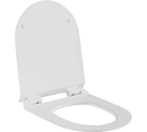 Изображение товара Сиденье для унитаза дюропласт микролифт белый глянец WAVE OPTIMA 557877