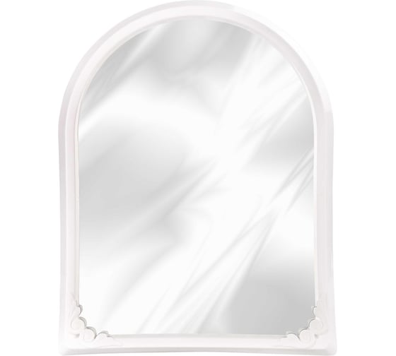 Изображение товара Зеркало в рамке ЗПИ Альтернатива 495×390 мм, белый М7405