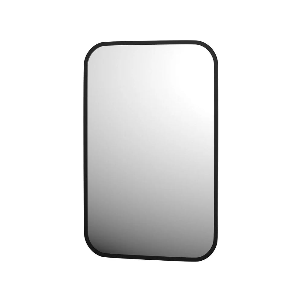 Изображение товара Зеркало EVOFORM Colora BY 0432 - прямоугольное черное зеркало без рамы 60x40 см