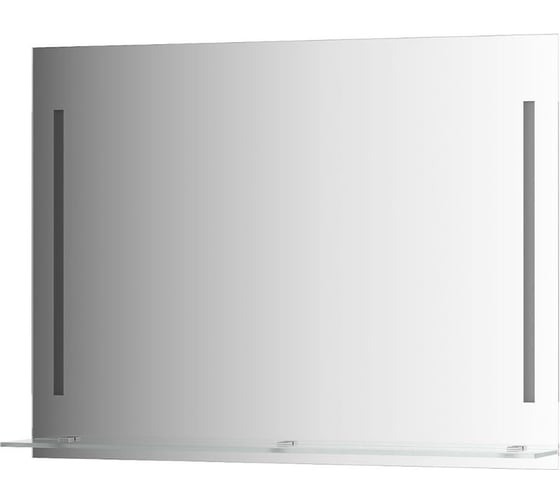 Изображение товара Зеркало с полочкой EVOFORM 100 см с 2-мя встроенными LED-светильниками 11 W (100x75 см) BY 2166