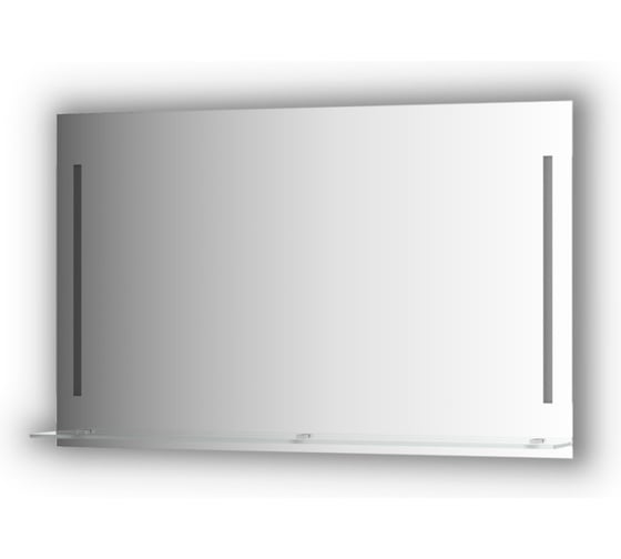 Изображение товара Зеркало с полочкой EVOFORM 120 см с 2-мя встроенными LED-светильниками 11 W (120x75 см) BY 2167
