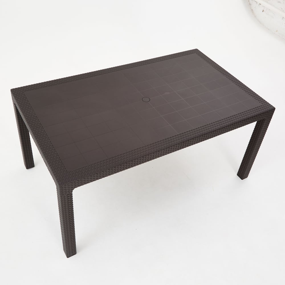 Изображение товара Стол садовый WORKY RODOS большой прямоугольный на 6 персон, 160×95×75 см, цвет мокко ARD258797