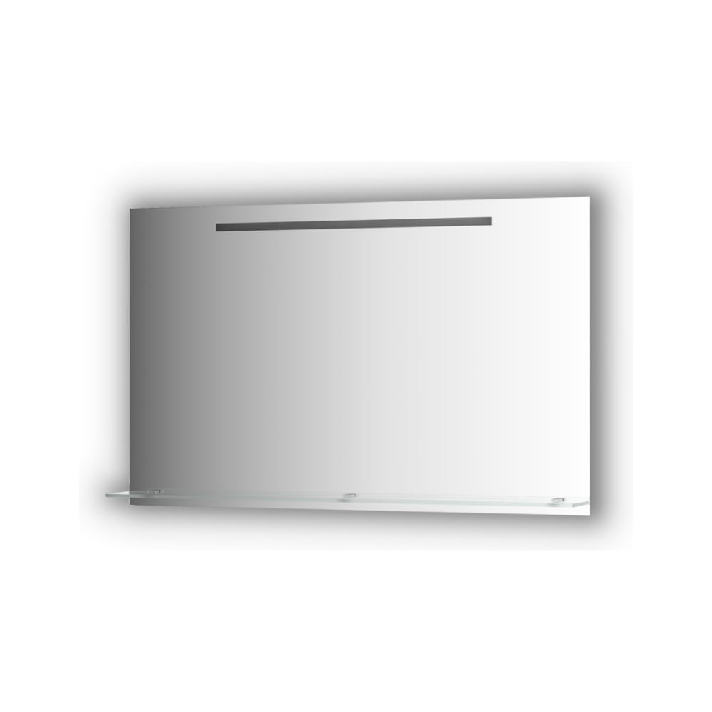 Изображение товара Зеркало с полочкой EVOFORM 120 см со встроенным LED-светильником 7 W (120x75 см) BY 2159