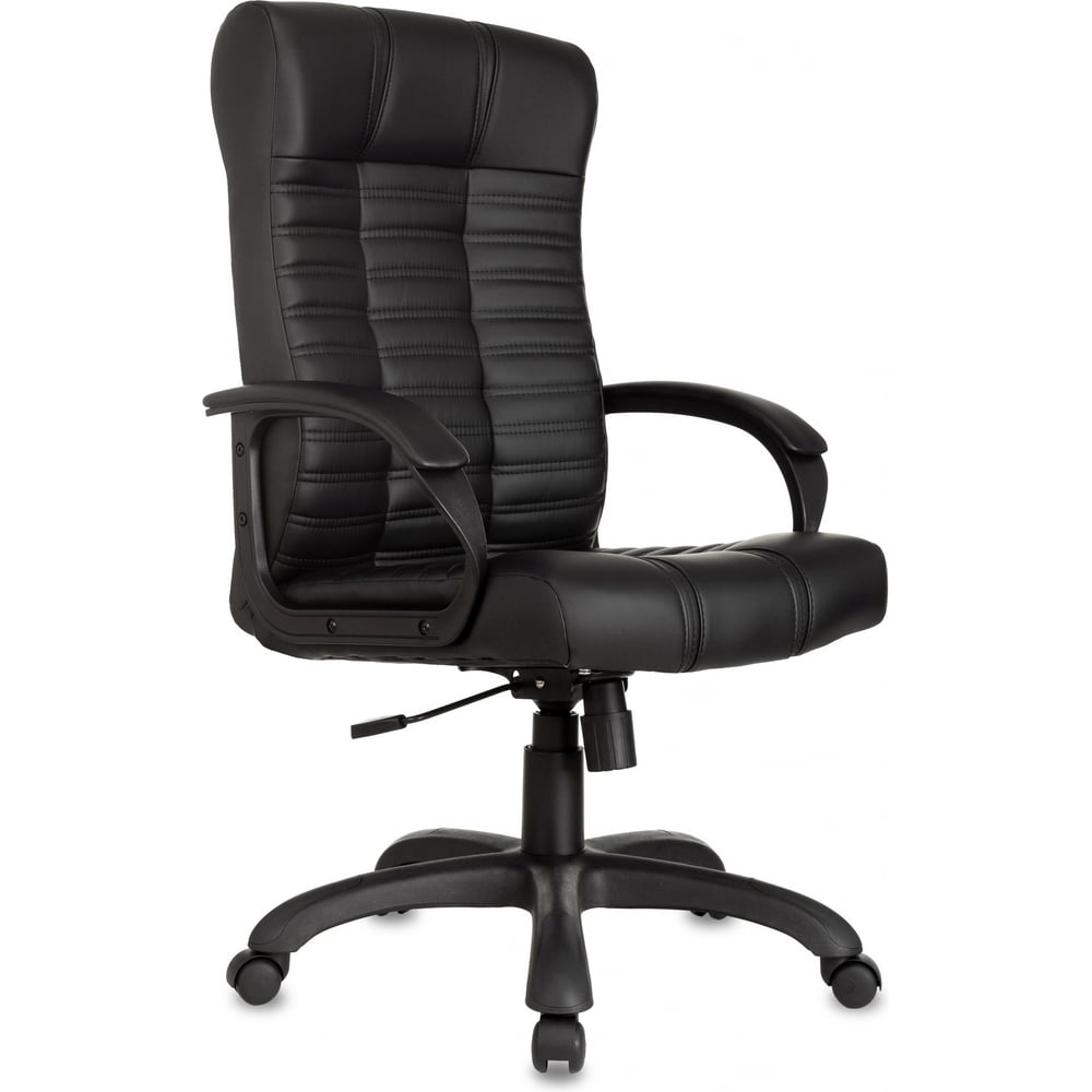 Изображение товара Кресло руководителя Бюрократ KB-10 черный экокожа крестов. пластик 1004341