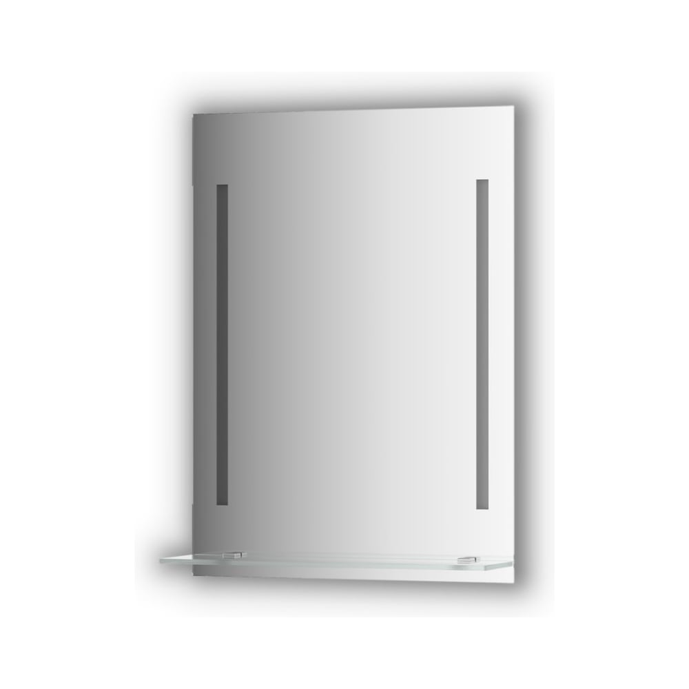 Изображение товара Зеркало с подсветкой EVOFORM 55x75 см с полочкой и LED-освещением 11 Вт