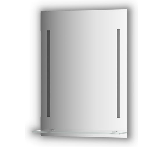 Изображение товара Зеркало с полочкой EVOFORM 55 см с 2-мя встроенными LED-светильниками 11 W (55x75 см) BY 2161