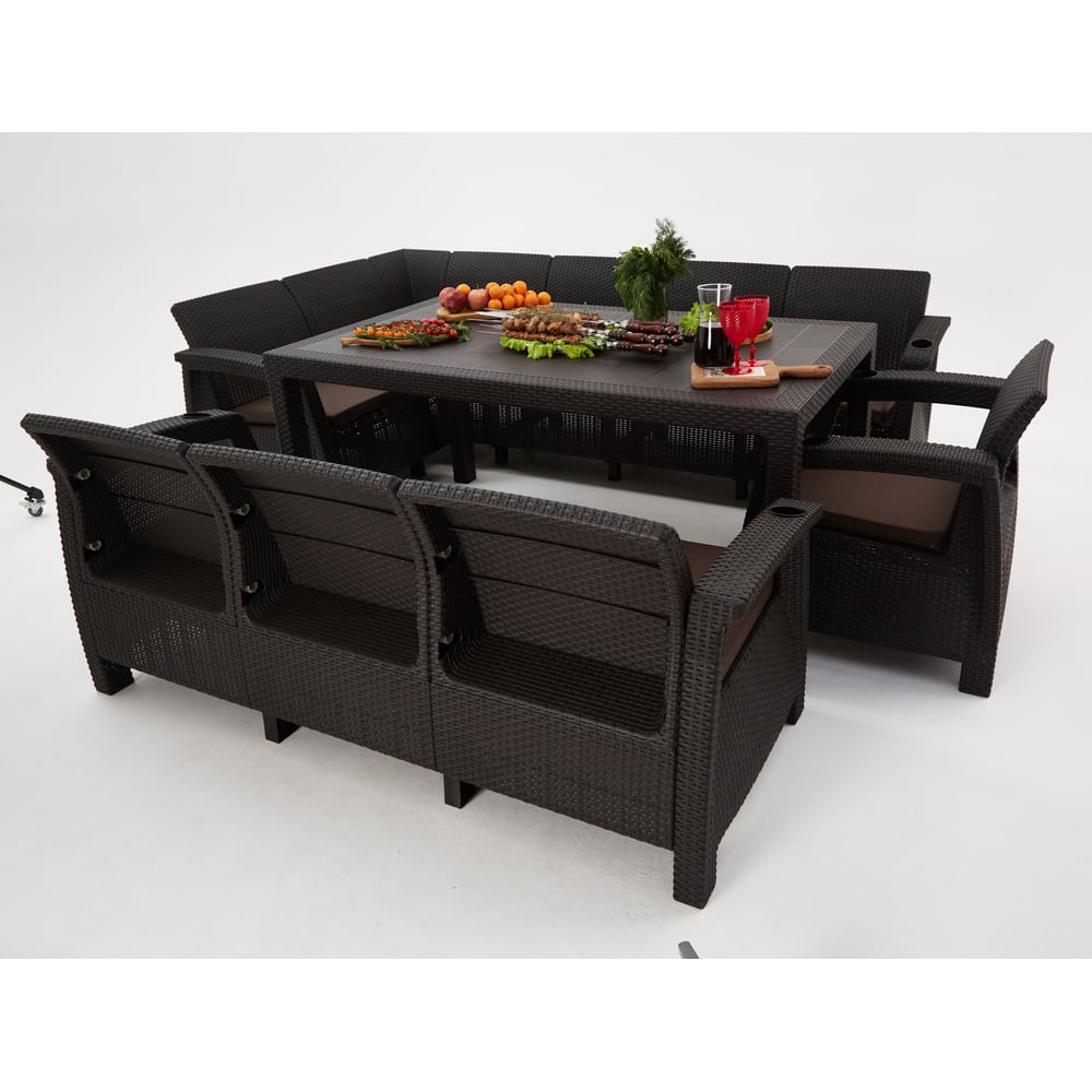 Изображение товара [Комплект мебели] WORKY HomlyGreen ARD260249 5+3+1+обеденный стол 153×79 см