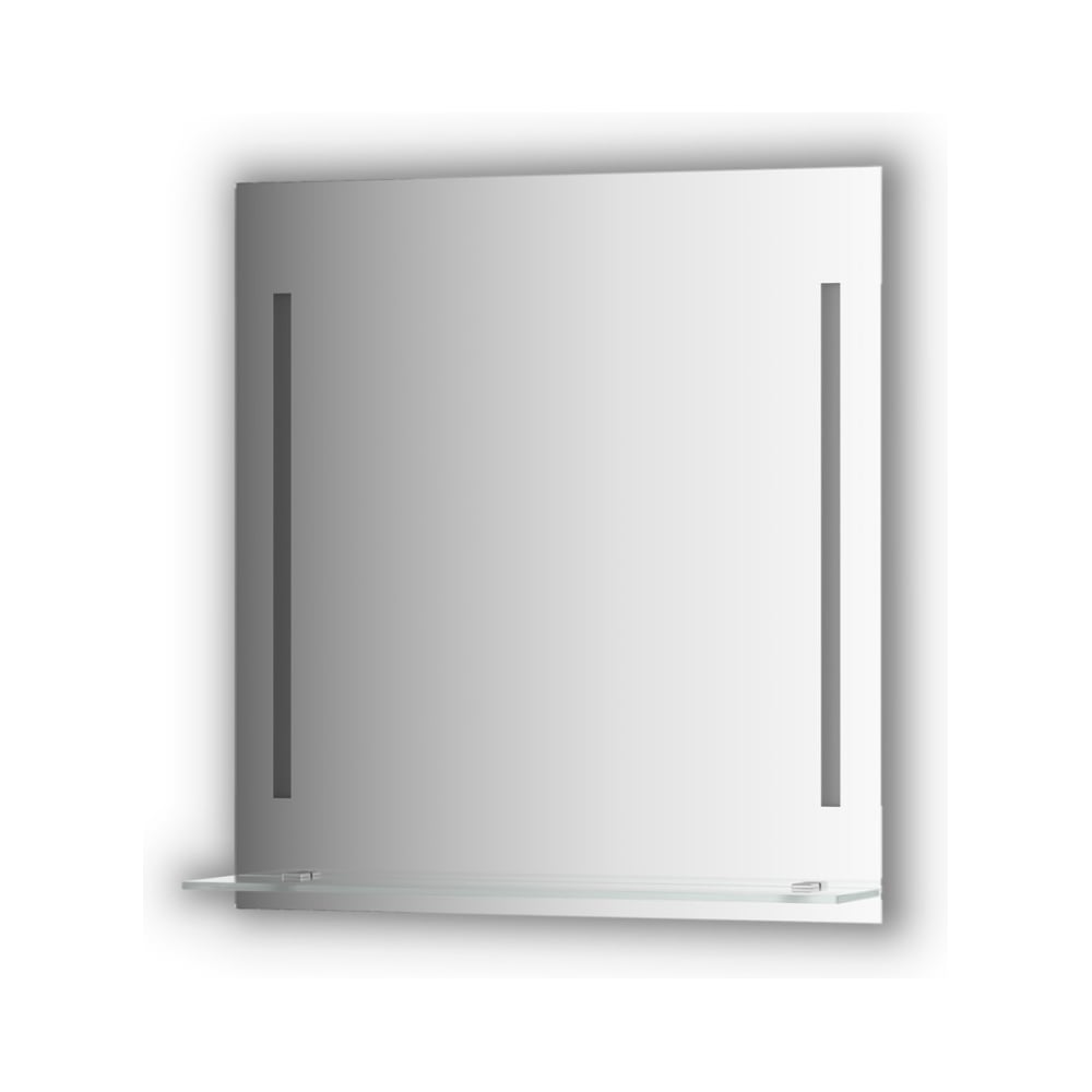 Изображение товара Зеркало с полочкой EVOFORM 70 см с 2-мя встроенными LED-светильниками 11 W (70x75 см) BY 2163 Изображение товара Зеркало с полочкой EVOFORM 70 см с 2-мя встроенными LED-светильниками 11 W (70x75 см) BY 2163