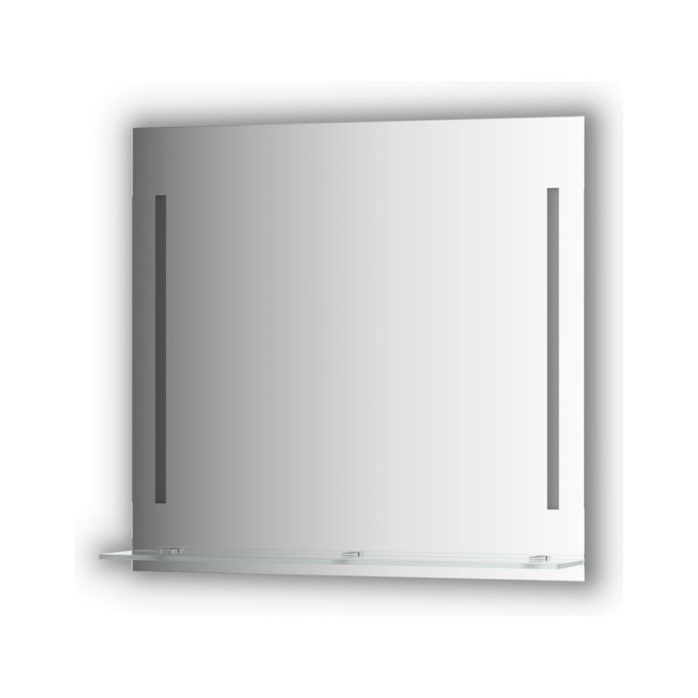 Изображение товара Зеркало с полочкой EVOFORM 80 см с 2-мя встроенными LED-светильниками 11 W (80x75 см) BY 2164