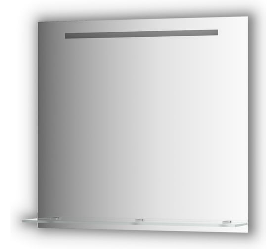 Изображение товара Зеркало с полочкой EVOFORM 80 см со встроенным LED-светильником 6 W (80x75 см) BY 2156