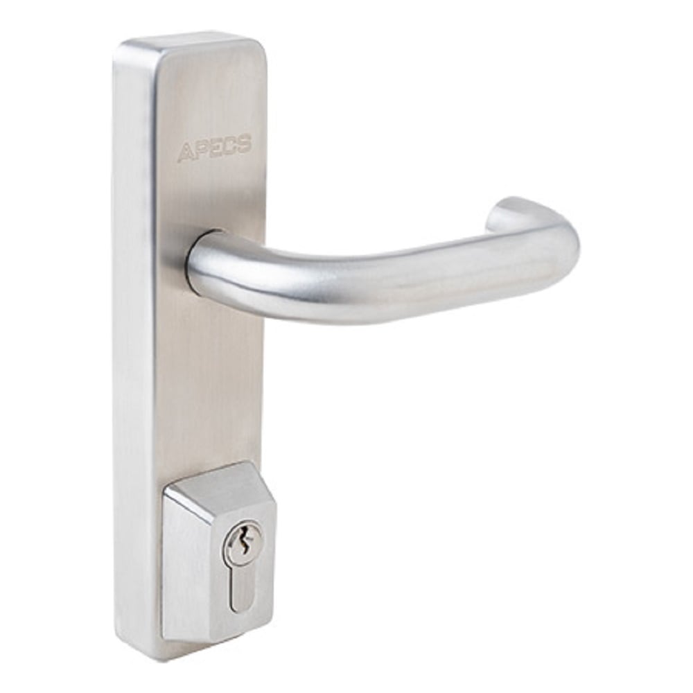 Изображение товара Ручка накладная HF-008-INOX/304 Apecs - антипаника, нержавеющая сталь