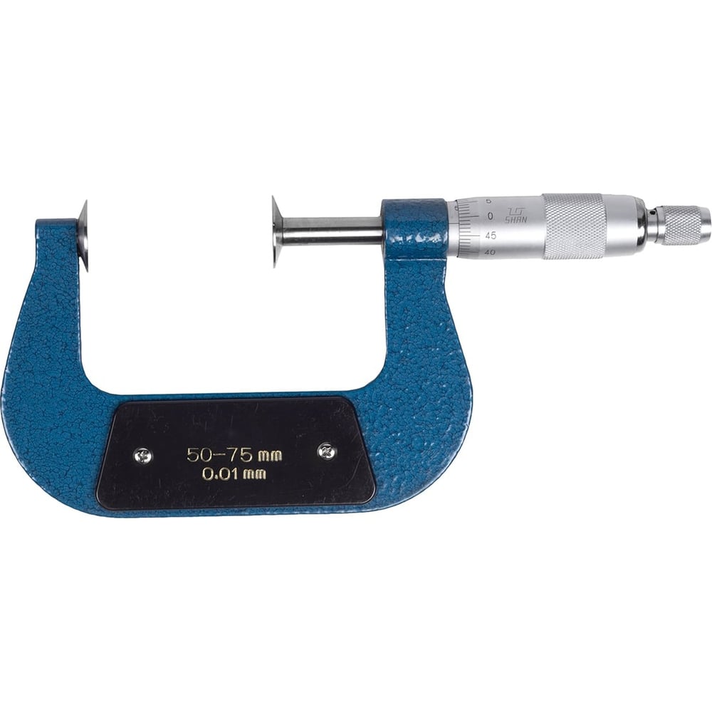 Изображение товара Микрометр зубомерный SHAN МЗ- 75 0,01 ГРСИ 75427-19 с поверкой 1207056