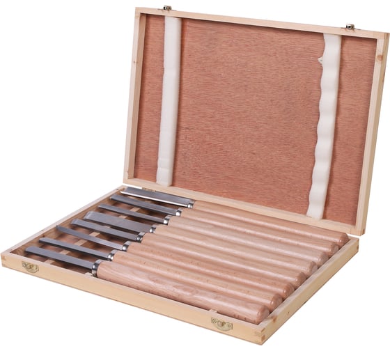 Изображение товара Набор токарных резцов по дереву FABTEC A1024-8PC (8шт) КА-00073989