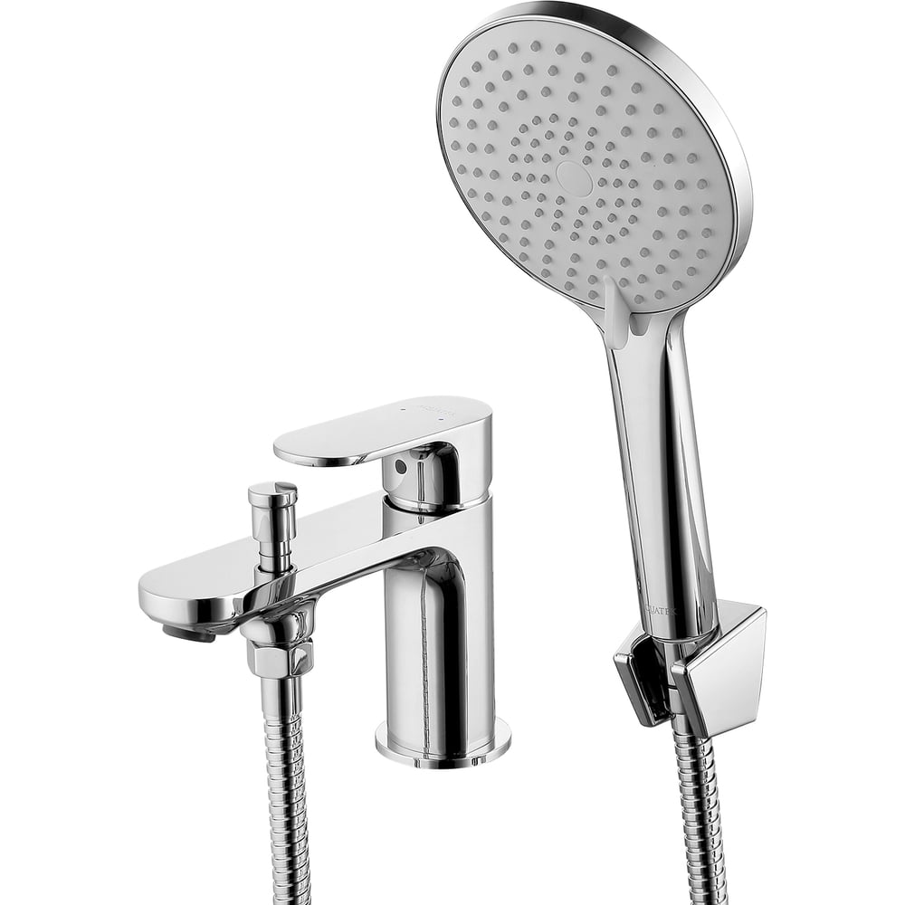 Изображение товара смеситель врезной на борт ванны Aquatek AQ1944CR АЛЬФА на 1 отверстие 00000147242