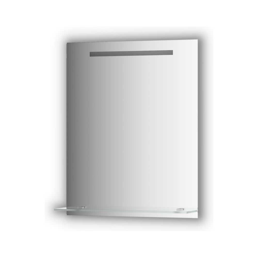 Изображение товара Зеркало с полочкой EVOFORM 60 см со встроенным LED-светильником 4 W (60x75 см) BY 2154