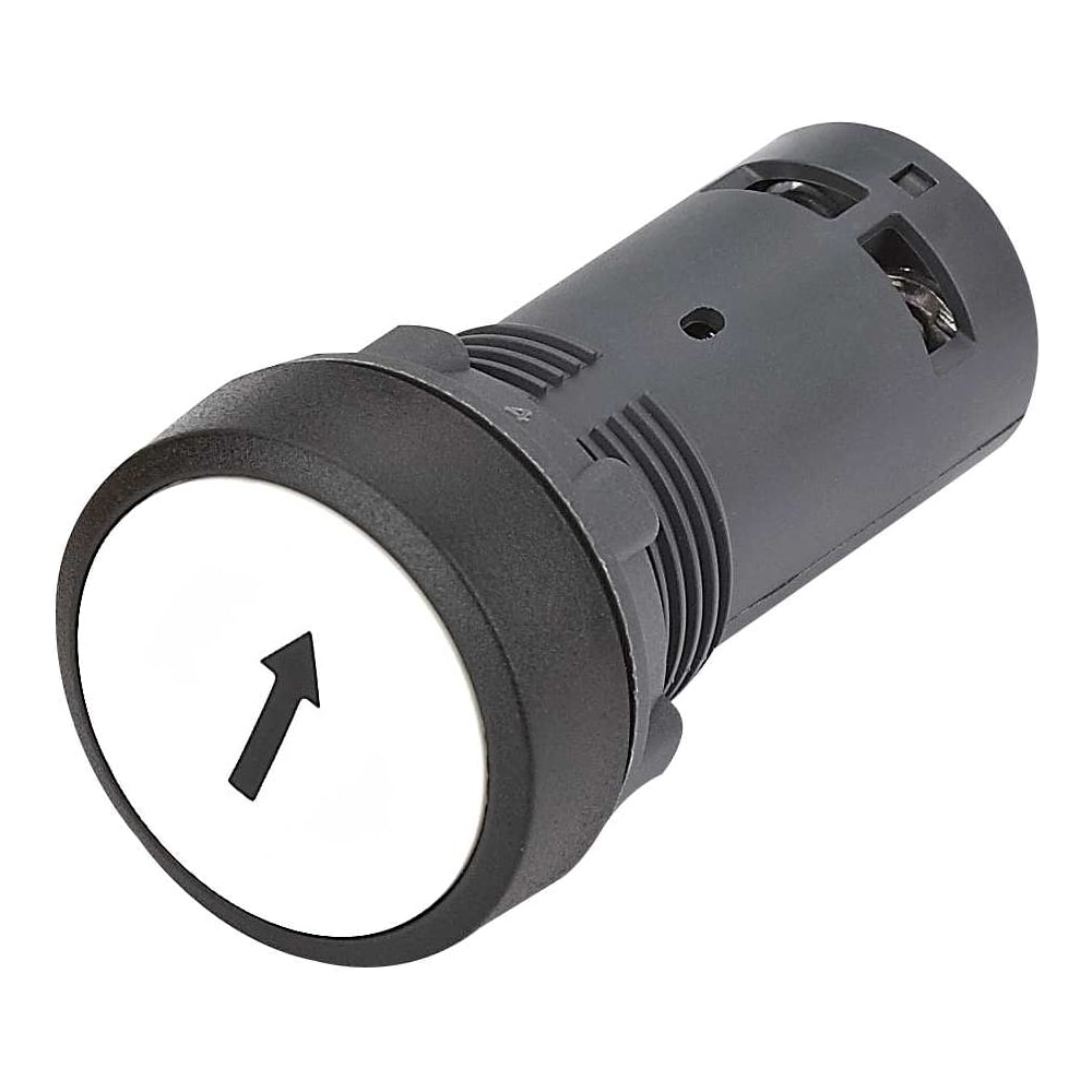 Изображение товара Кнопка моноблочная SB7 22 мм белая с возвратом Systeme Electric SB7NA11341