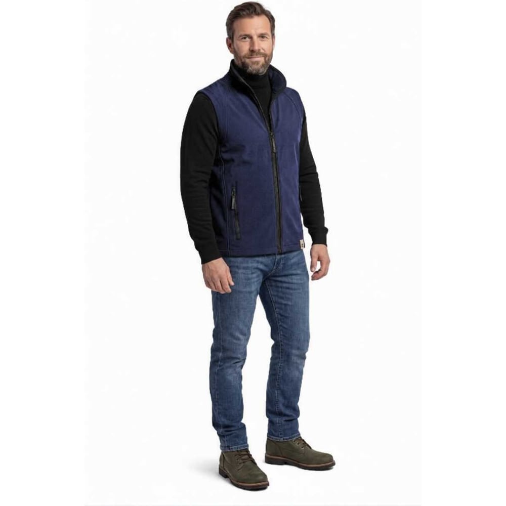 Изображение товара Жилет Эксперт Спецодежда «Эксперт» софтшелл т.синий р. 44-46, рост 158-164 6446000113588