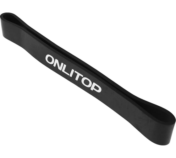 Изображение товара Фитнес-резинка ONLITOP 30х3.2х0.5 см, нагрузка 55 кг, цвет черный 3551210