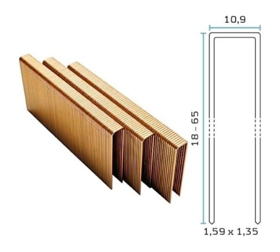 Изображение товара Скоба BEA BeARUS 16/38 ( L-38, М-2/38) в упаковке 11760 штук 37100307