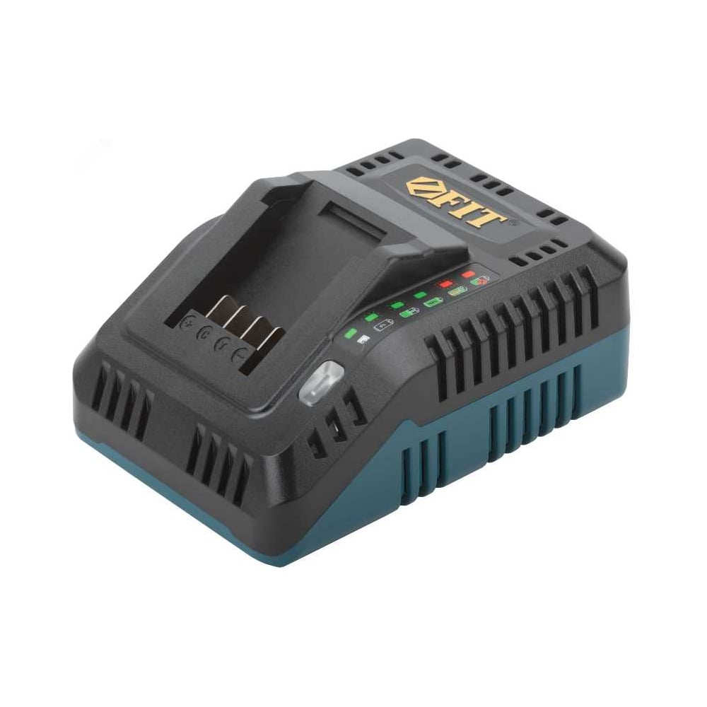 Изображение товара Зарядное устройство FIT 21,5В, 4,5А, компактное для литий-ионных аккумуляторов Изображение товара Зарядное устройство FIT 21,5В, 4,5А, компактное для литий-ионных аккумуляторов