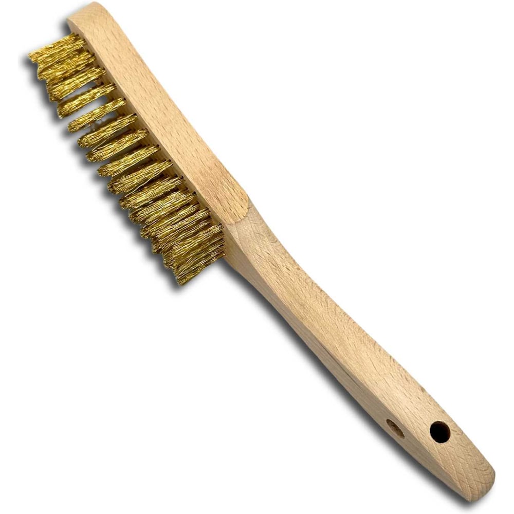Изображение товара Щетка ручная Lessmann 5-ти рядная латунь 0,35 мм