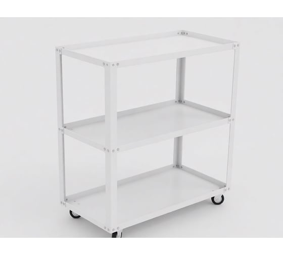 Изображение товара Тележка инструментальная Parallax Параллакс, тип-1, белая 614WN885785410-TLG