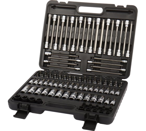 Изображение товара Набор торцевых головок-бит LIGE 1/2&1/4&3/8 107пр., в кейсе LG-S1007 376760