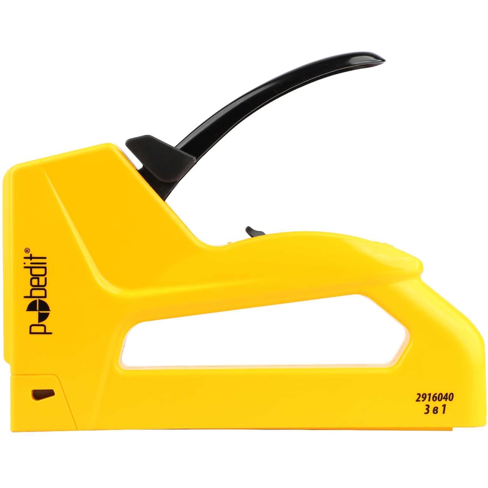 Изображение товара Степлер мебельный Pobedit пластик. Master PRO 3в1 (скобы 6-14 мм) 2916040