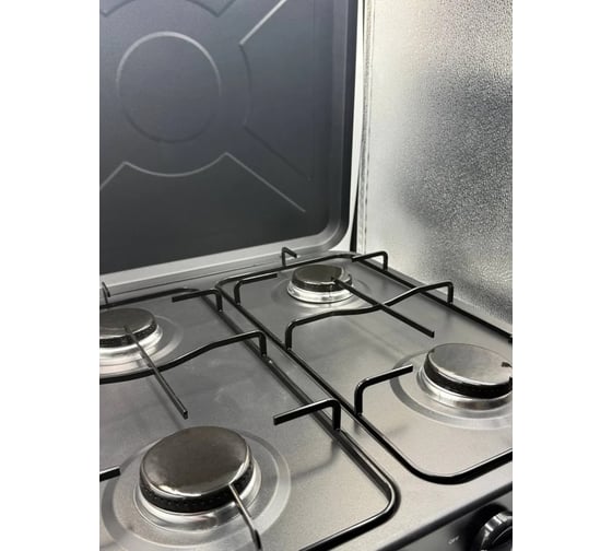 Изображение товара Плита газовая настольная четырехконфорочная Pegas черная 150226
