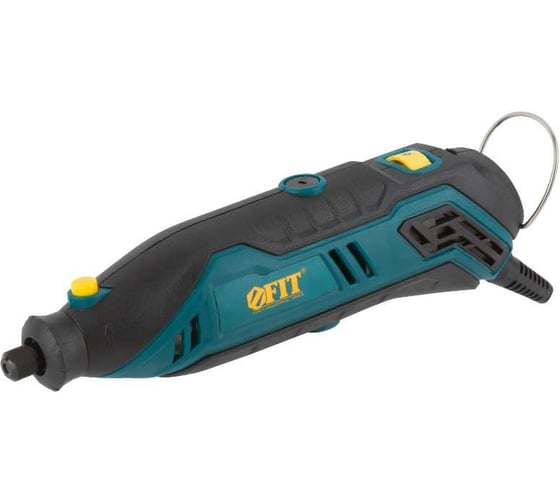 Изображение товара Гравировальная машина FIT 130Вт, 10000-35000об/мин, 2,4/3,2мм, БС щеток, набор насадок 210 шт., кейс 80598