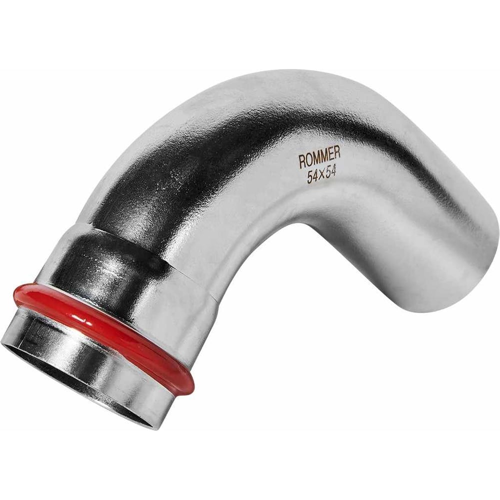 Изображение товара Угольник однораструбный ROMMER RSS-1002-000054 90 ВПр-НПр, 54, из нержавеющей стали прессовой PEE9H4CCV7CRKS