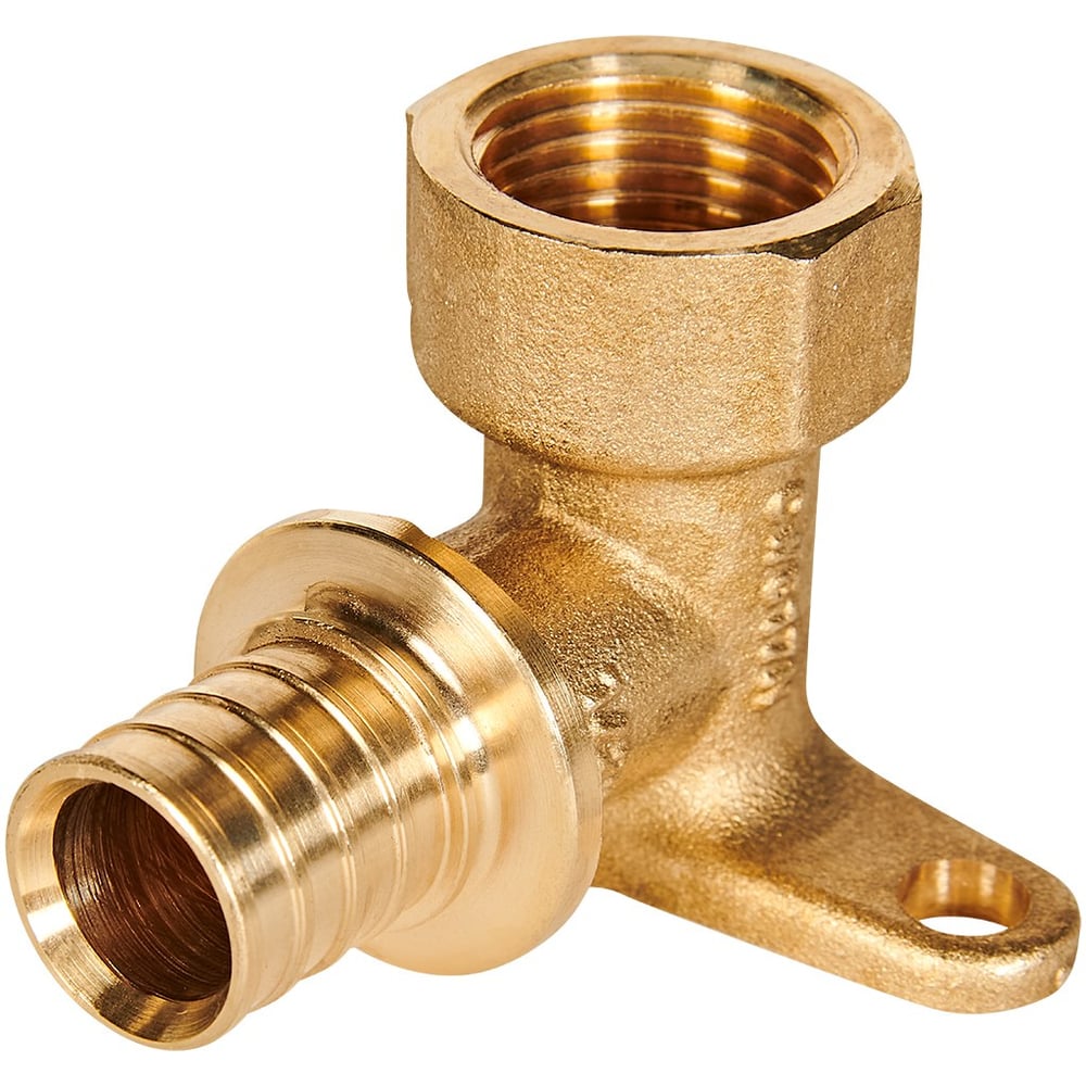 Изображение товара Угольник настенный с креплением ROMMER 20xG1/2 для труб из сшитого полиэтилена аксиальный RFA-0009-002012 RG009366KTJ6V6