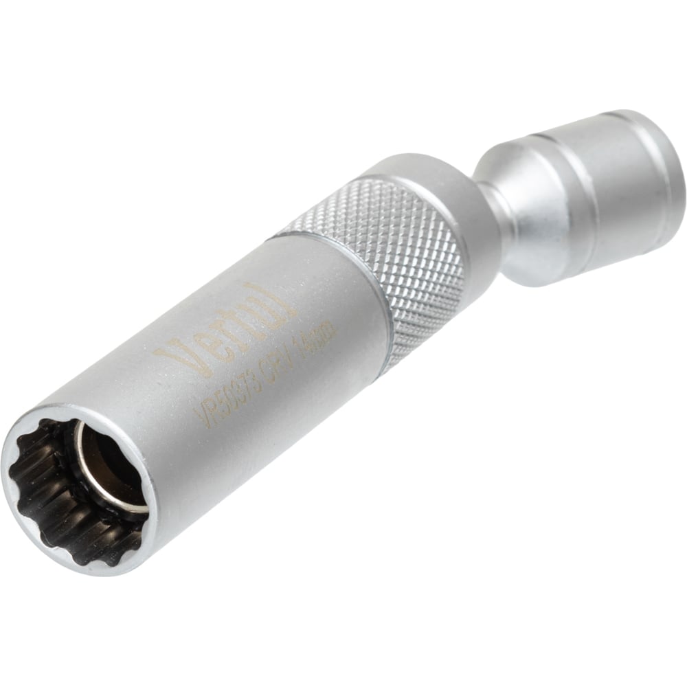 Изображение товара Свечной шарнирный ключ VERTUL 14 мм, 12-ти гранный VR50373