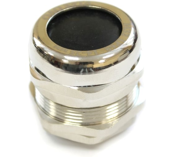 Изображение товара Кабельный ввод ГОФРОМАТИК М 37х1,5 латунный УТ1,5 IP66/IP67/IP68 (d кабеля 18-25 мм) (4 шт в упаковке) zeta30101