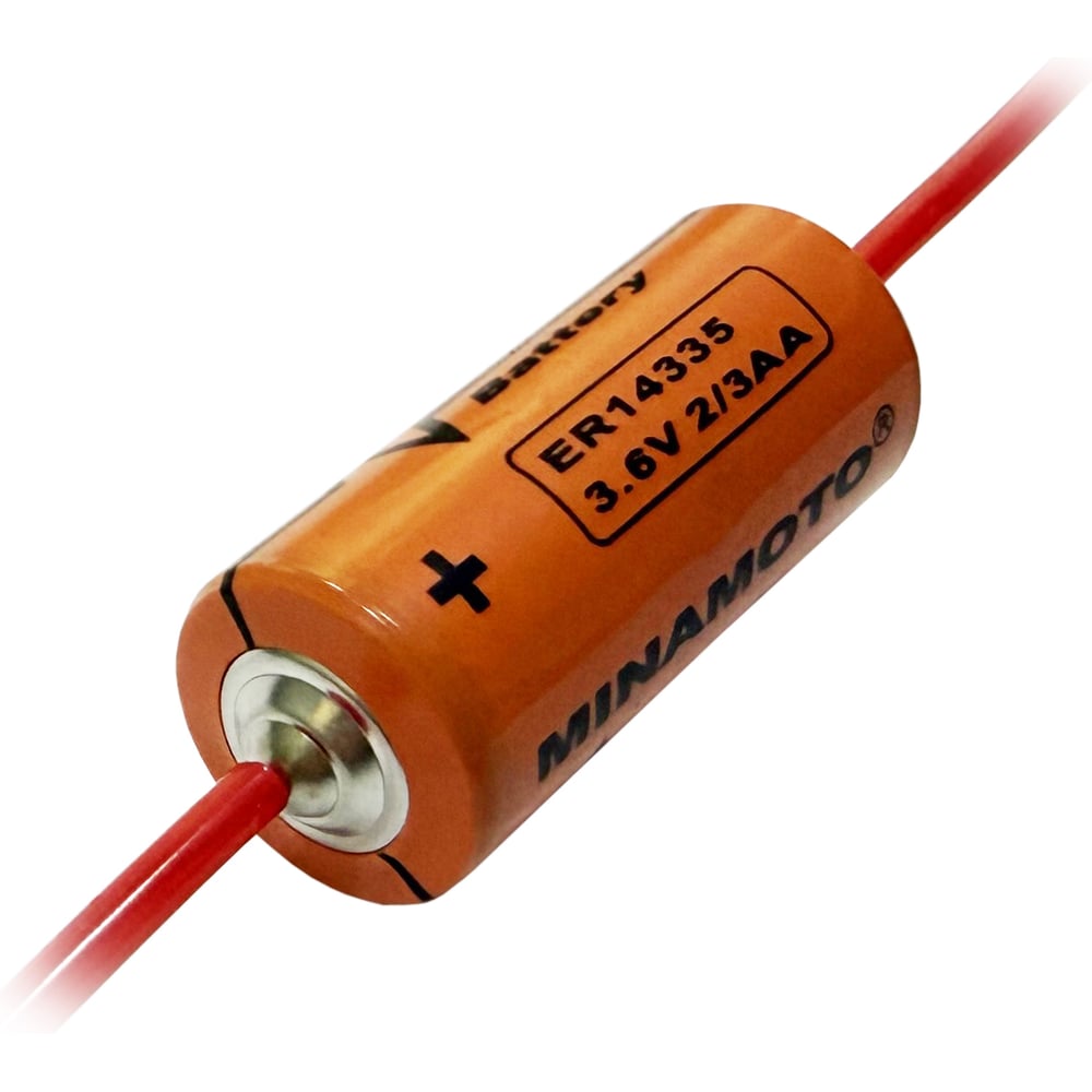 Изображение товара Элемент питания MINAMOTO ER14335/W 2/3AA с LiSOCl2