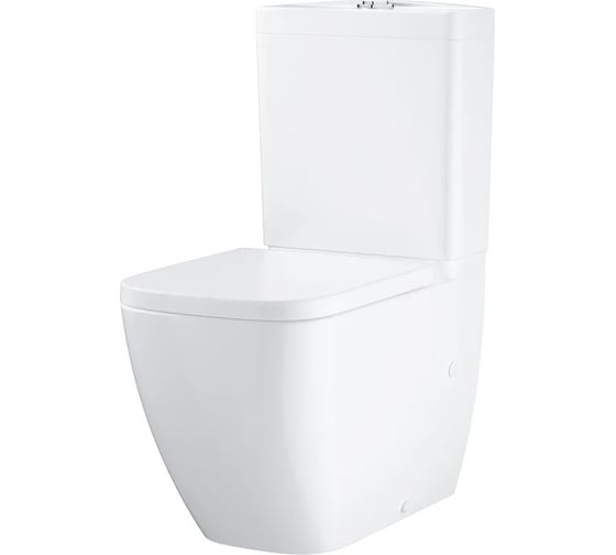 Изображение товара Унитаз-компакт с бачком и сиденьем микролифт GROHE Clova, альпин-белый 39909000