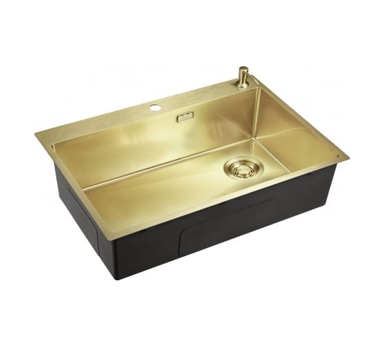 Изображение товара Мойка EMAR EMB-660(TOP) PVD Matt Gold