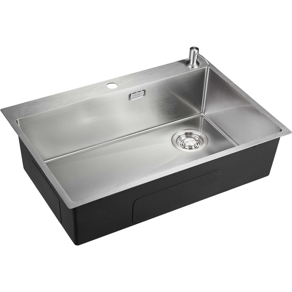 Изображение товара Мойка из нержавеющей стали EMAR EMB-660(TOP) PVD Nano Satin, прямоугольная