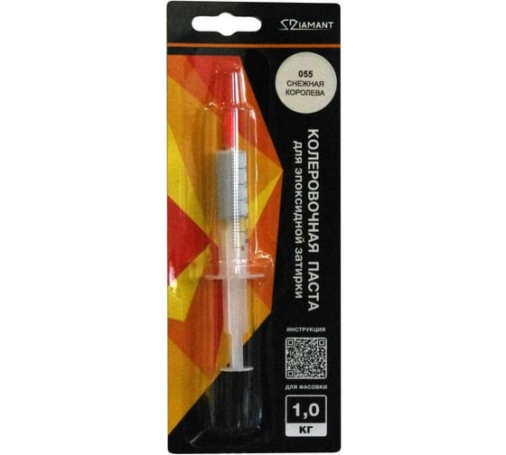 Изображение товара Паста колеровочная dipoxSi Systems Диамант 055 снежная королева, 1 кг 259035