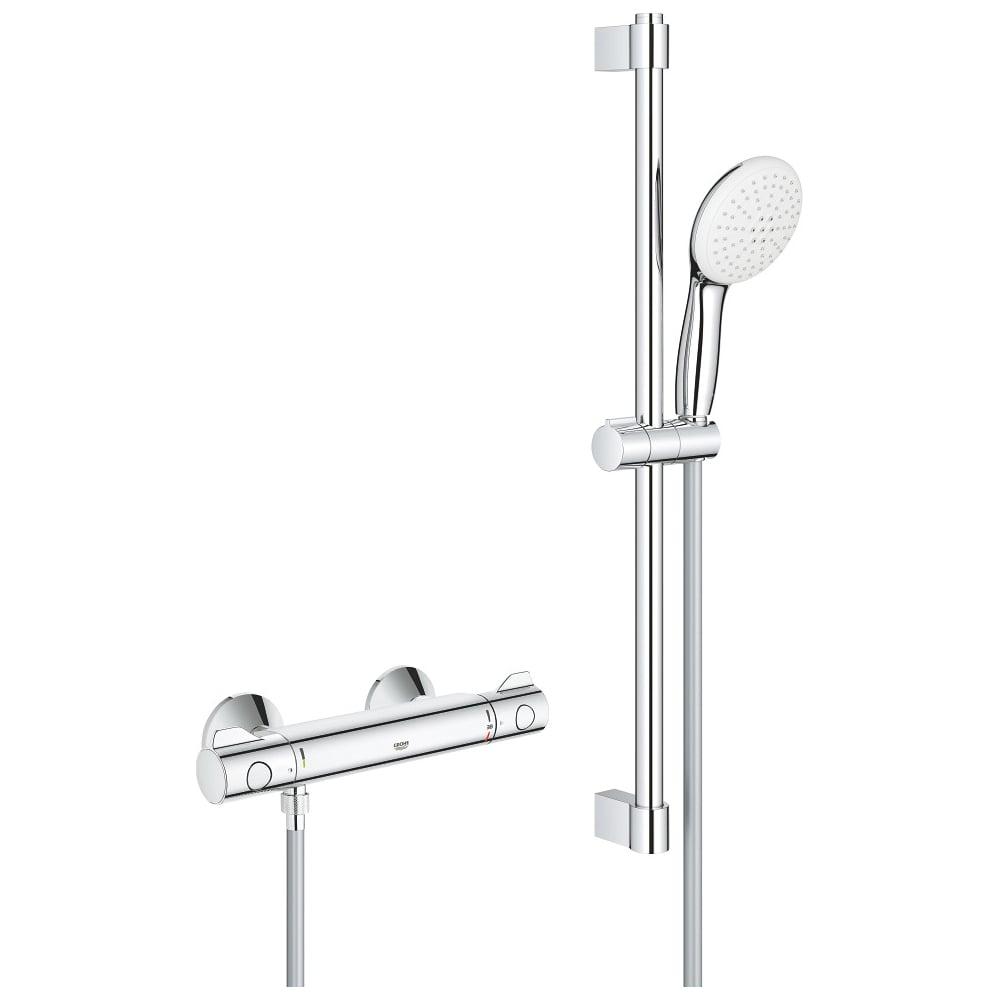 Изображение товара Термостат для душа GROHE Grohtherm 800 с душевым гарнитуром, хром 34565002